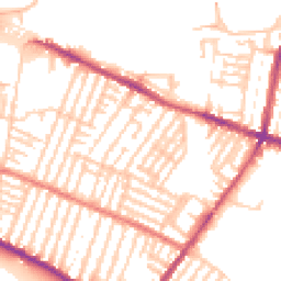 Daytime road noise heatmap for L15 1EW