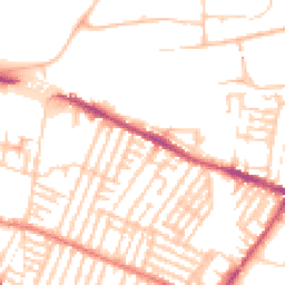 Daytime road noise heatmap for L15 1HL