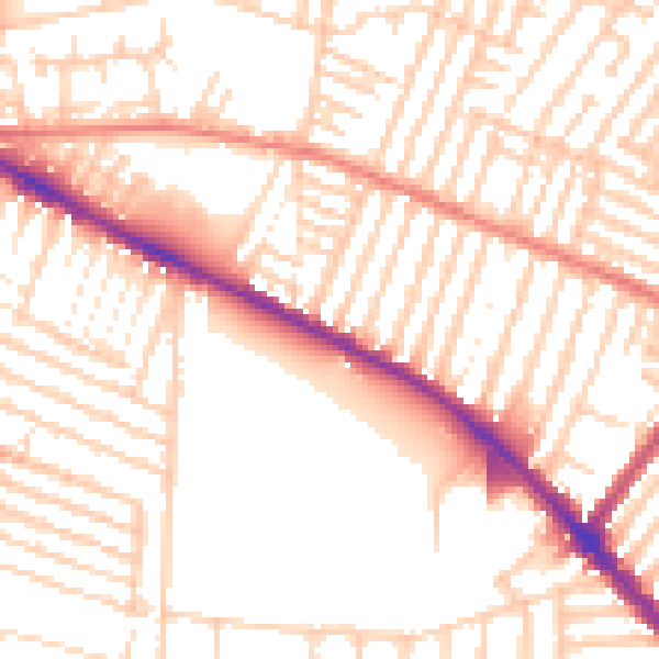 Daytime road noise heatmap for L15 2HD