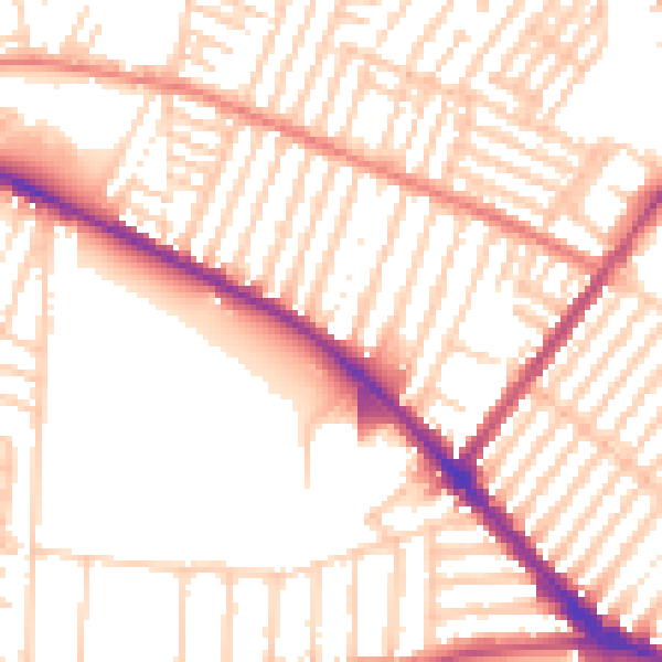 Daytime road noise heatmap for L15 2HF
