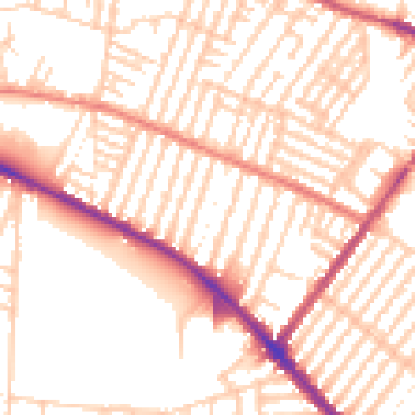 Daytime road noise heatmap for L15 2HH