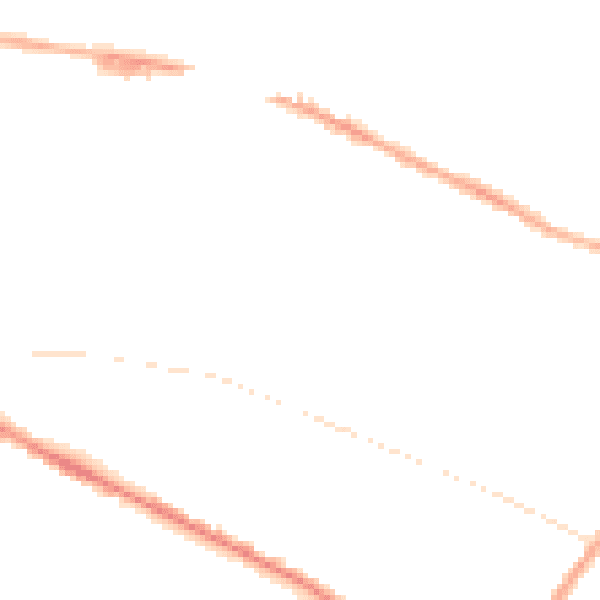 Night-time road noise heatmap for L15 2HY