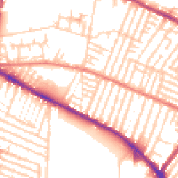 Daytime road noise heatmap for L15 2JB