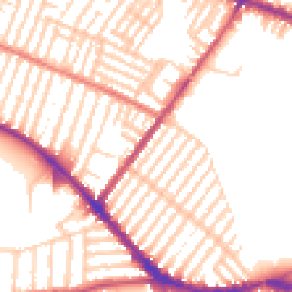 Daytime road noise heatmap for L15 3HX