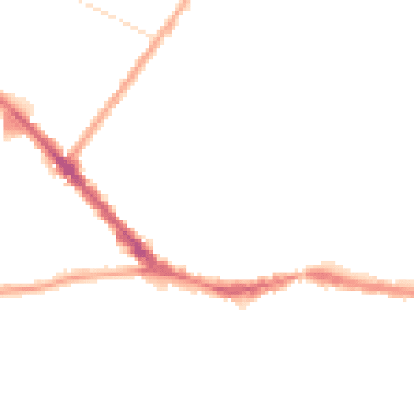 Night-time road noise heatmap for L15 3LB