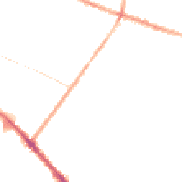 Night-time road noise heatmap for L15 3LL
