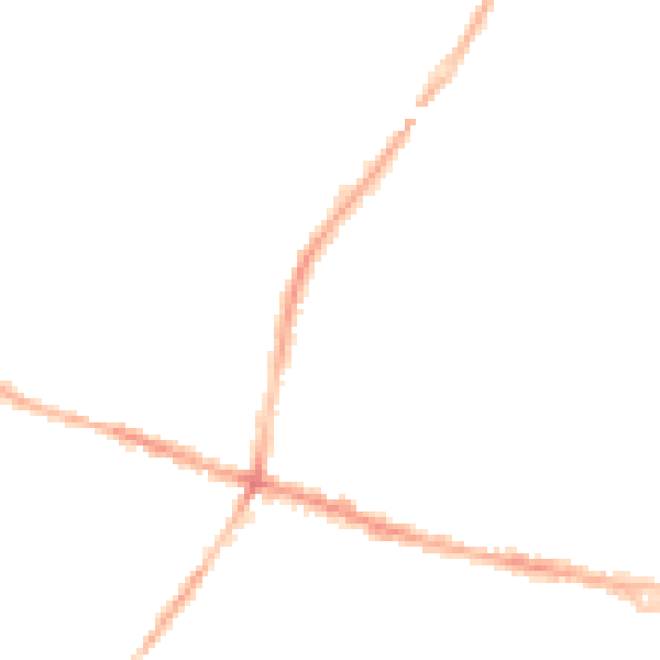 Night-time road noise heatmap for L15 4HL