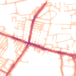 Daytime road noise heatmap for L15 4HN