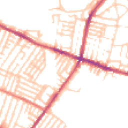 Daytime road noise heatmap for L15 4JX
