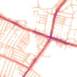 Daytime road noise heatmap for L15 4LA