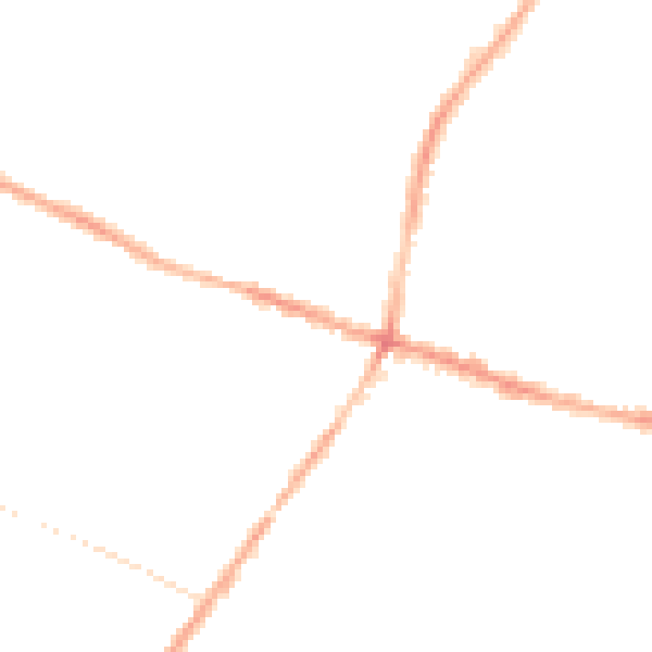 Night-time road noise heatmap for L15 4LL