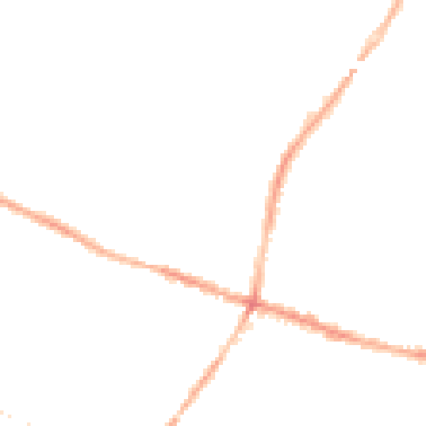 Night-time road noise heatmap for L15 4NF
