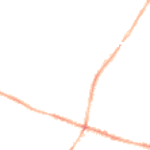Night-time road noise heatmap for L15 4PE