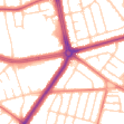 Daytime road noise heatmap for L15 6YA