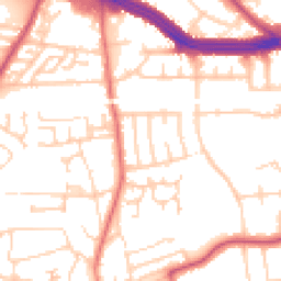 Daytime road noise heatmap for L15 7JD