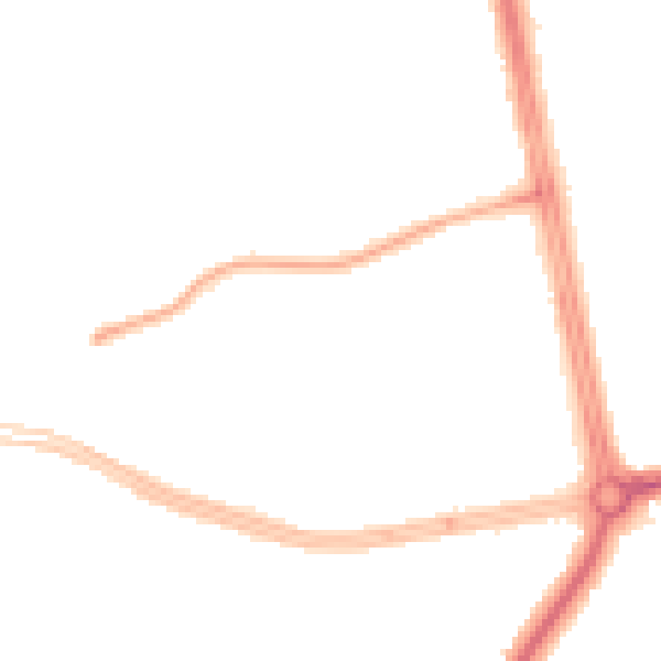 Night-time road noise heatmap for L15 7LX
