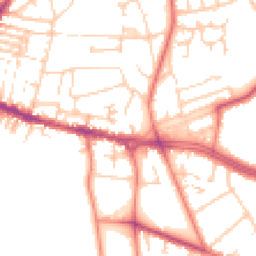 Daytime road noise heatmap for L15 8JU
