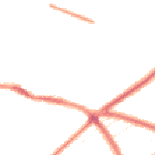 Night-time road noise heatmap for L15 9EZ