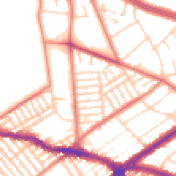 Daytime road noise heatmap for L15 9HJ