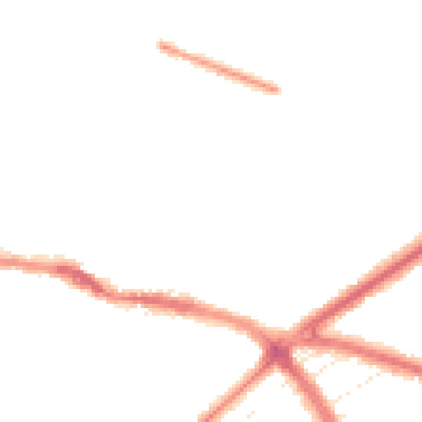 Night-time road noise heatmap for L15 9HP