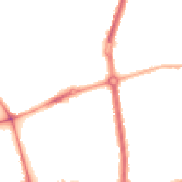 Night-time road noise heatmap for L20 0AF