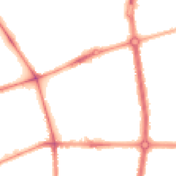 Night-time road noise heatmap for L20 0AH