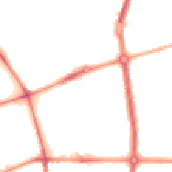 Night-time road noise heatmap for L20 0AJ