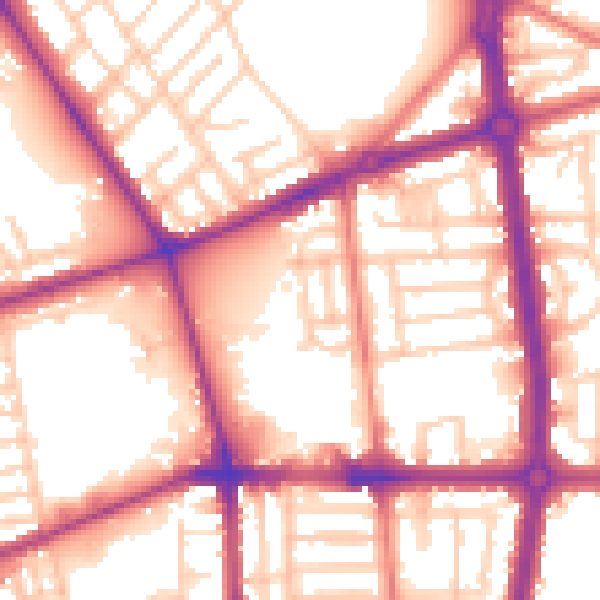 Daytime road noise heatmap for L20 0AW