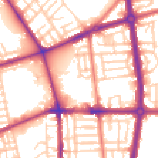 Daytime road noise heatmap for L20 0AX