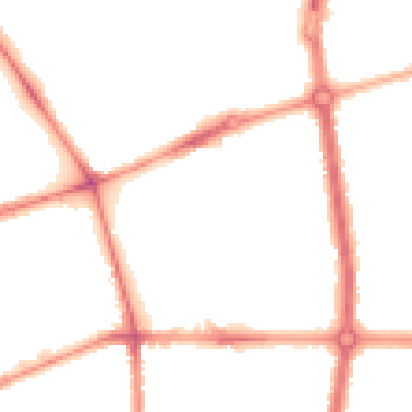 Night-time road noise heatmap for L20 0BD