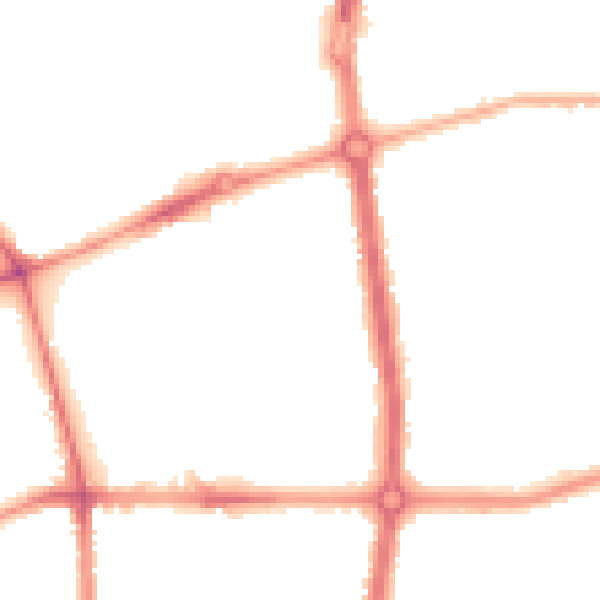 Night-time road noise heatmap for L20 0BG
