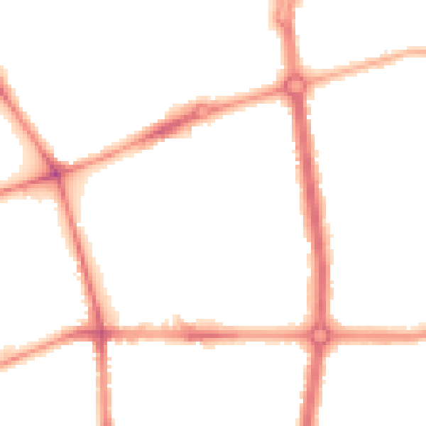 Night-time road noise heatmap for L20 0BH