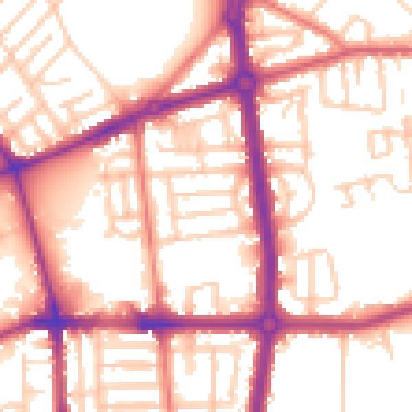 Daytime road noise heatmap for L20 0BJ