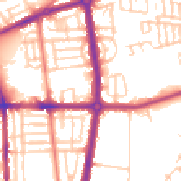 Daytime road noise heatmap for L20 0BP