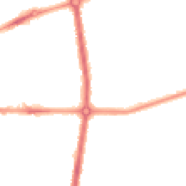 Night-time road noise heatmap for L20 0BS