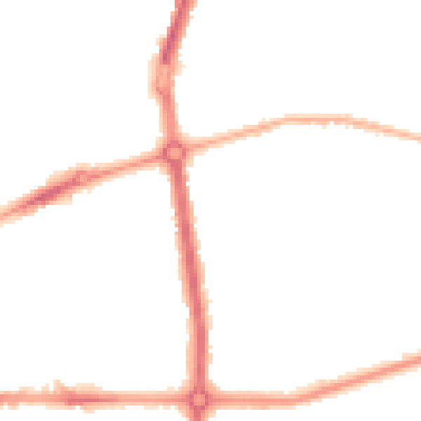Night-time road noise heatmap for L20 0DH