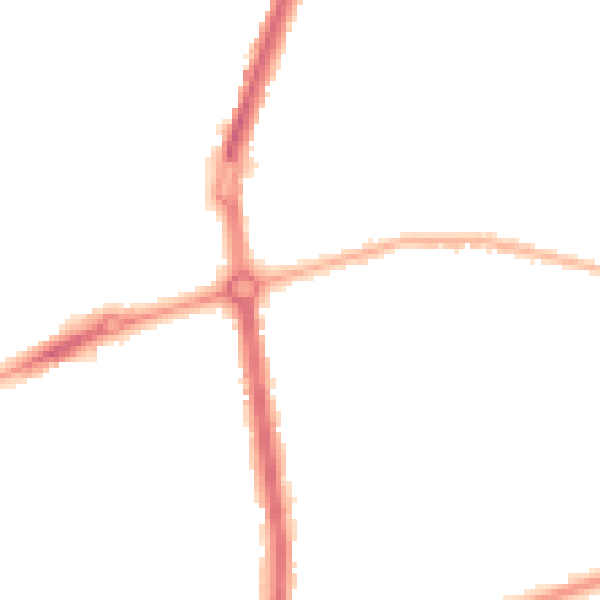 Night-time road noise heatmap for L20 0DJ