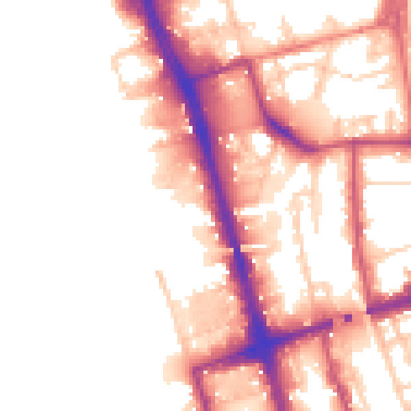 Daytime road noise heatmap for L20 1BS