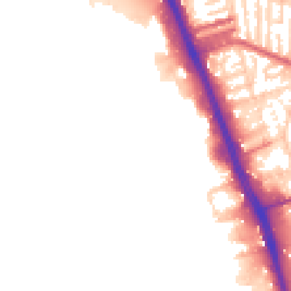 Daytime road noise heatmap for L20 1ED