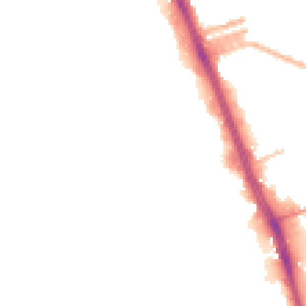 Night-time road noise heatmap for L20 1ED