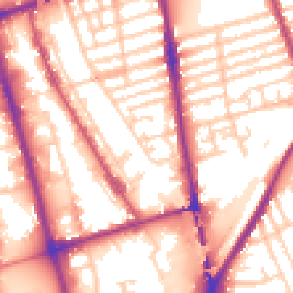 Daytime road noise heatmap for L20 2AT