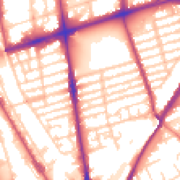 Daytime road noise heatmap for L20 2ED