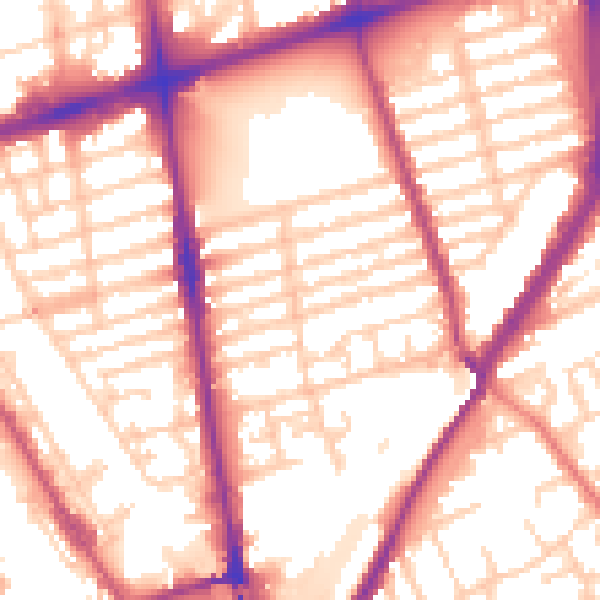 Daytime road noise heatmap for L20 2EE