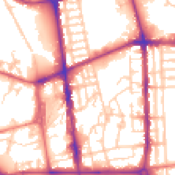 Daytime road noise heatmap for L20 3EY