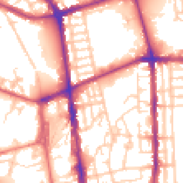 Daytime road noise heatmap for L20 3JY