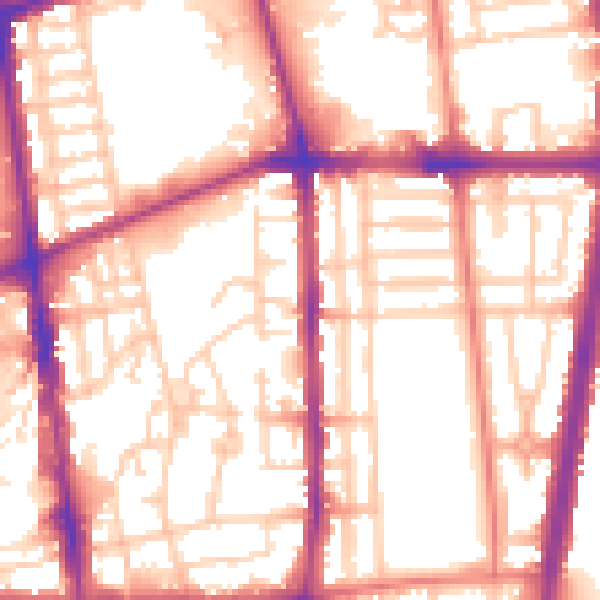 Daytime road noise heatmap for L20 3NX
