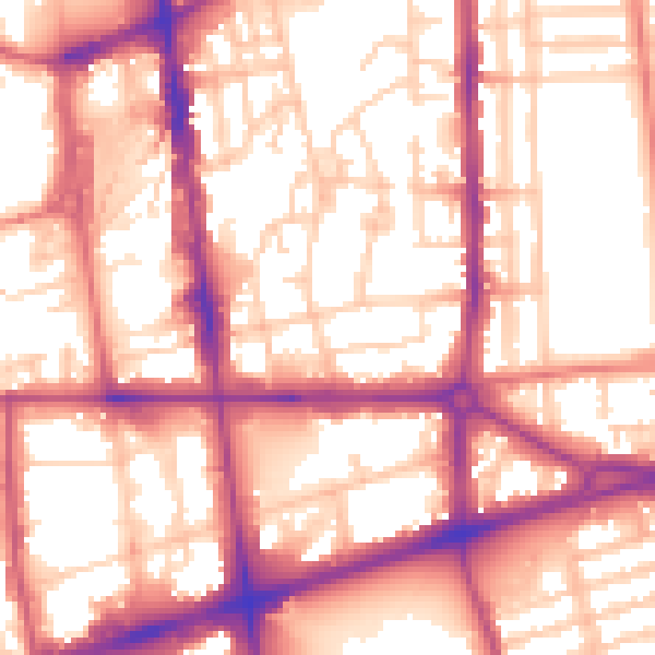 Daytime road noise heatmap for L20 3PJ