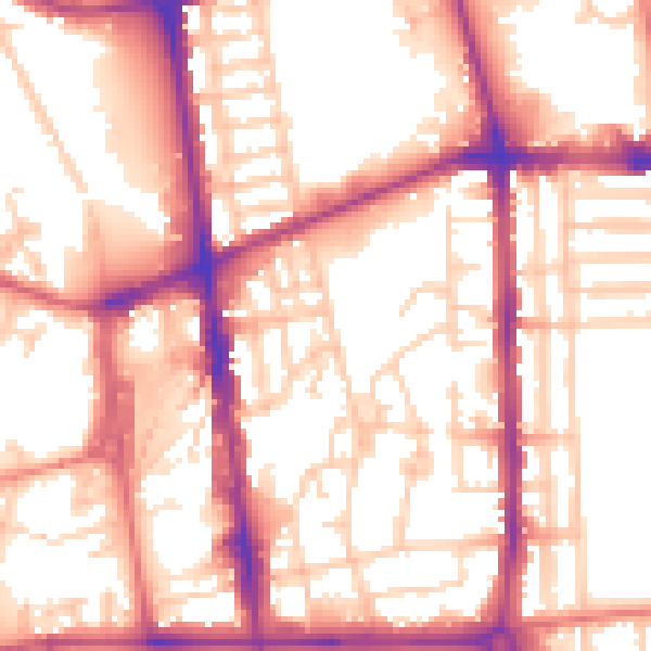 Daytime road noise heatmap for L20 3TX