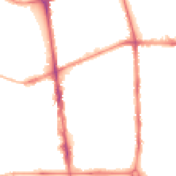 Night-time road noise heatmap for L20 3TX