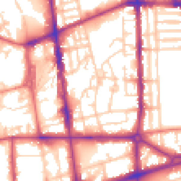 Daytime road noise heatmap for L20 3UG
